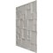 Ekena Millwork 19 5/8in. W x 19 5/8in. H Modern Square EnduraWall Decorative 3D Wall Panel Covers 2.67 Sq. Ft. WP20X20MSECE - alternate 3
